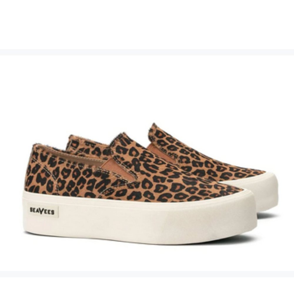 SEAVEES Haircalf Platform Sneakers Shoes - Picture 7 of 14